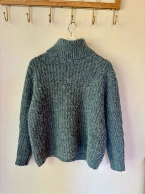 REPEAT Ribbed Turtleneck Sweater